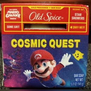 Old Spice Cosmic Quest Super Mario Galaxy Movie Bar Soap - Red, Blue, Yellow